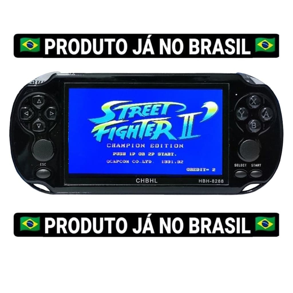 Console De Mão Tela 4.3 Polegadas 10.000 Jogos Retro 8GB/PSP/Player/PSV/