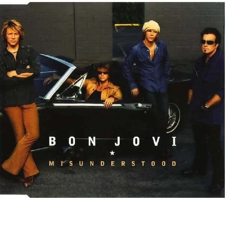 cd  single Bon Jovi – Misunderstood 4x england