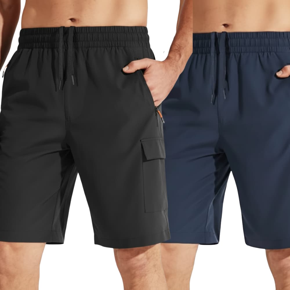 Kit 2 Short Academia Masculina Tactel Com Elastano