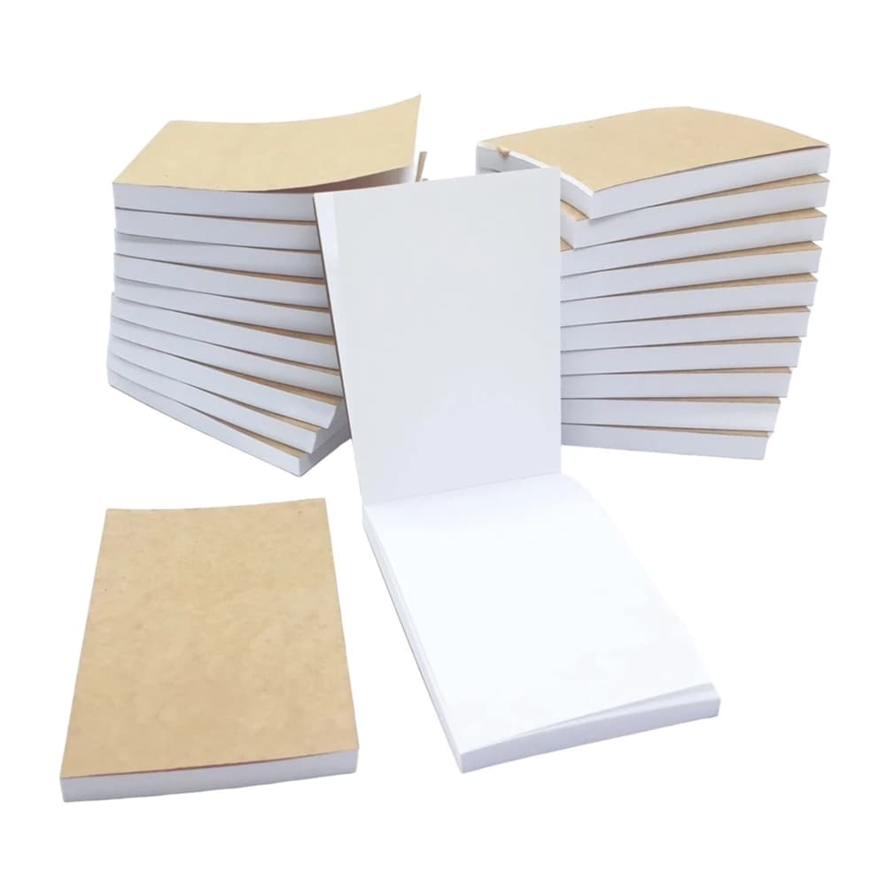 100 Blocos de Notas Bloquinho Anotações Rascunho 7x10cm