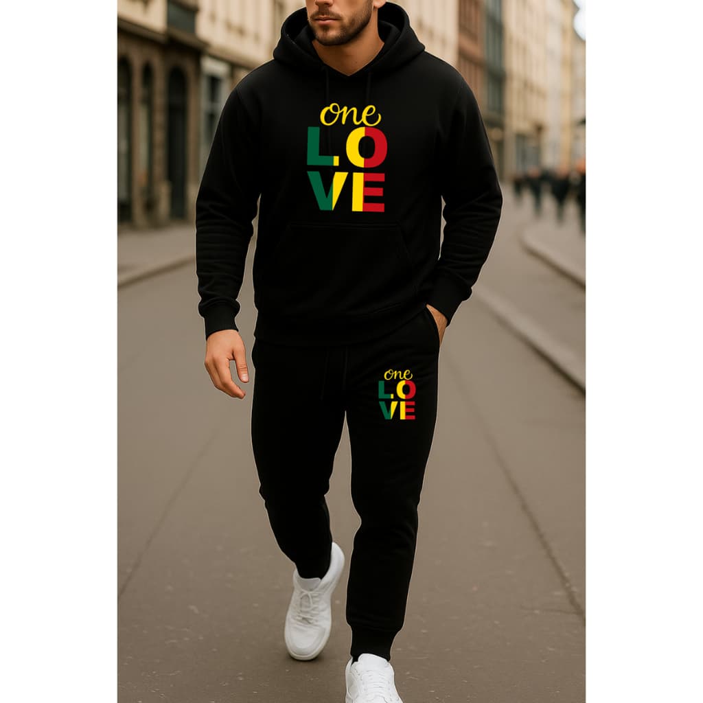 Conjunto Moletom Blusa De Frio + Calça Abrigo Modelo Canguru Estampado Lançamento