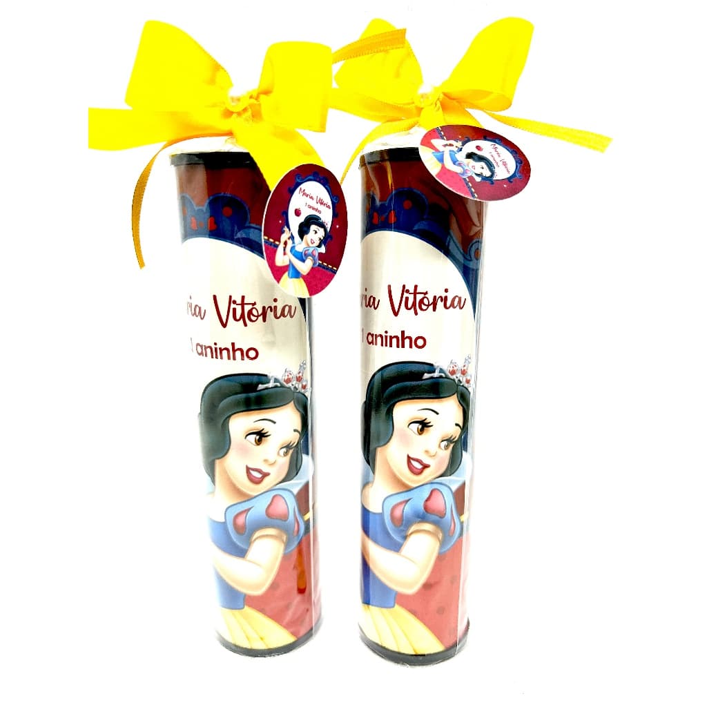 Lembrancinha Personalizada Pega Varetas Branca de Neve 10 unidades