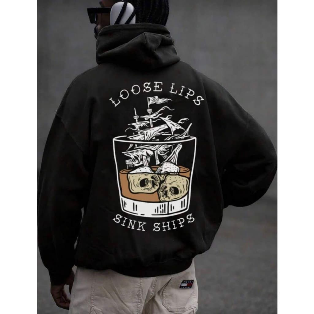 Moletom Estampado Masculino Feminino Unissex Com Bolso Com Capuz Forrado 100% Algodão Streetwear Style Hip Hop Rap