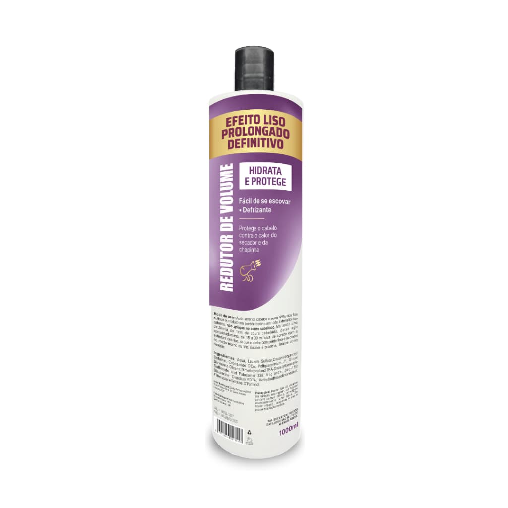 Progressiva Redutora Volume Liso Prolongado Definitivo 1 Litro Profissional Original