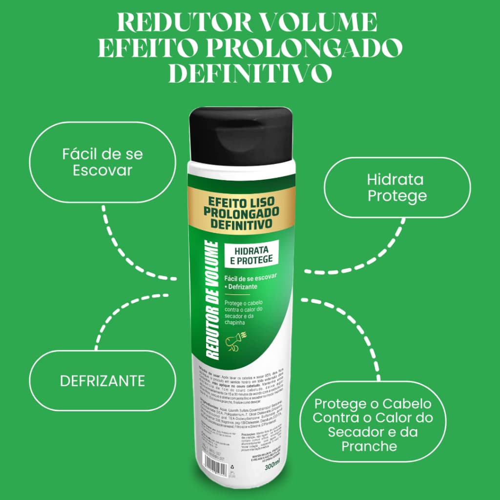 Redutor Volume Orgânico Progressiva Profissional Original