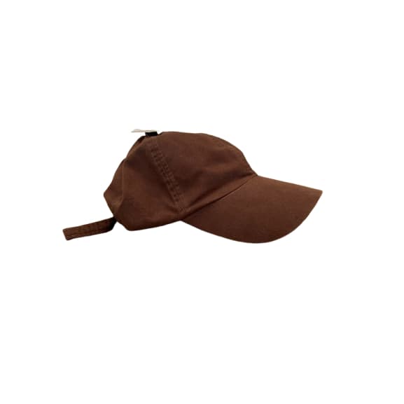 Boné Marrom Premium Unissex • Estilo Streetwear • Aba Curva • Tecido Confortável • Look Minimalista e Moderno