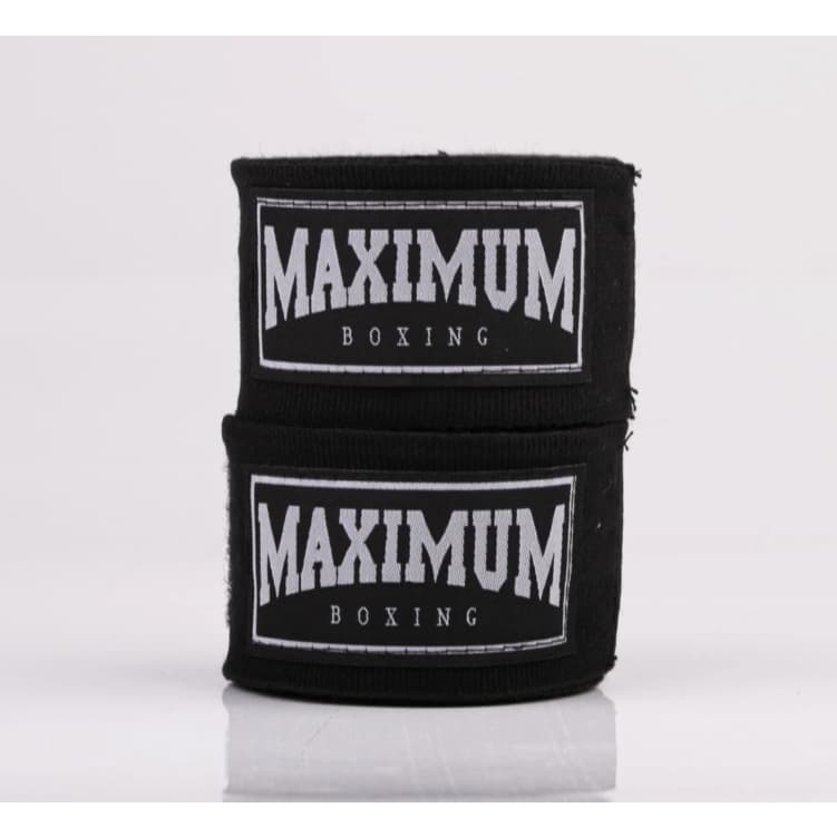 Bandagem Preta 5 metros Maximum Atadura de Proteção Boxe e Muay Thai