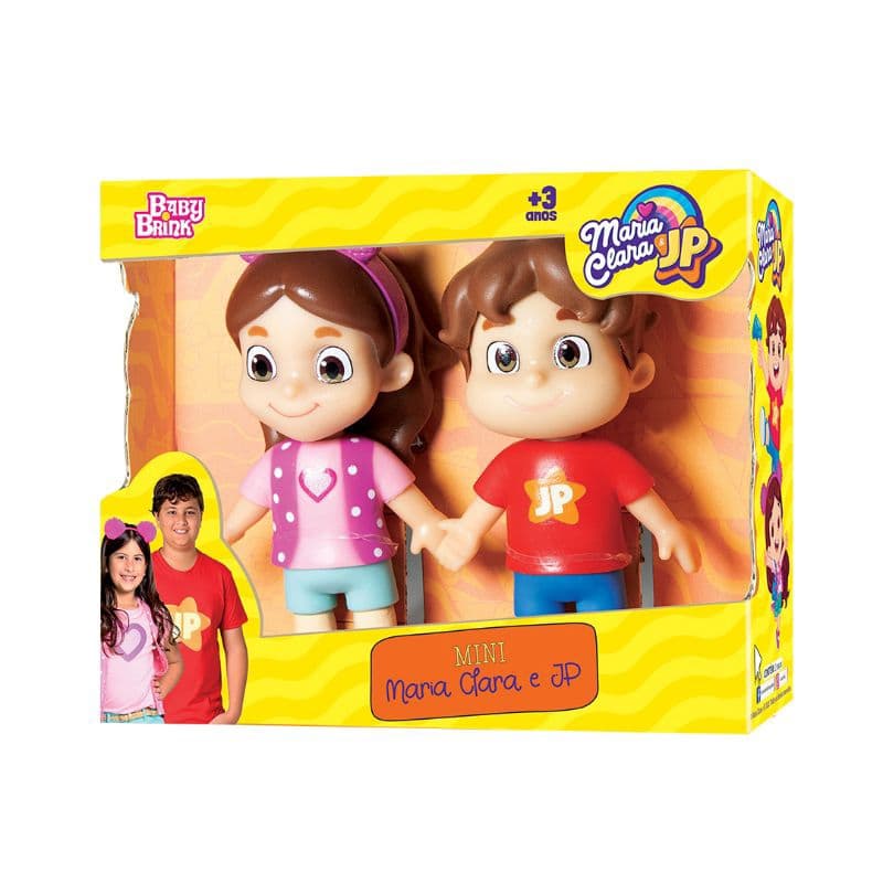 Kit Mini Maria Clara  e JP 13cm Originais Babybrink