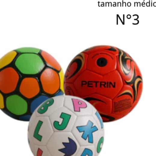 atacado Kit com 1/2/3/4 Peca De Bola Futebol Couro médio N 3 Infantil Para Festa(Enviar Cor Sortida)