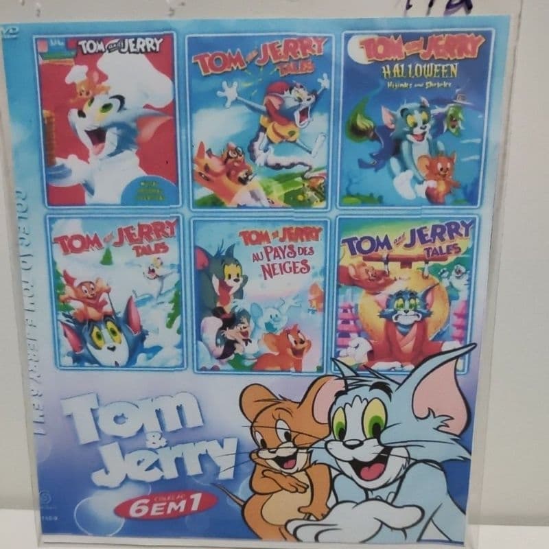 dvd tom e Jerry 6x1 novo copia