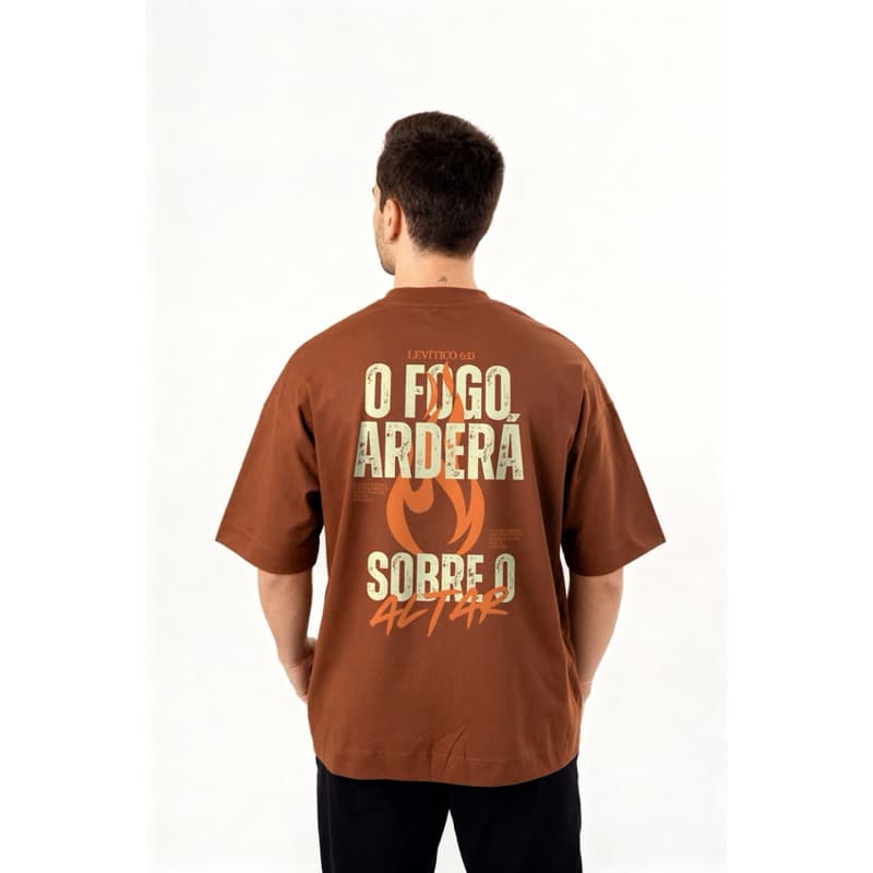 Camiseta Oversized Masculina Streetwear Cristã