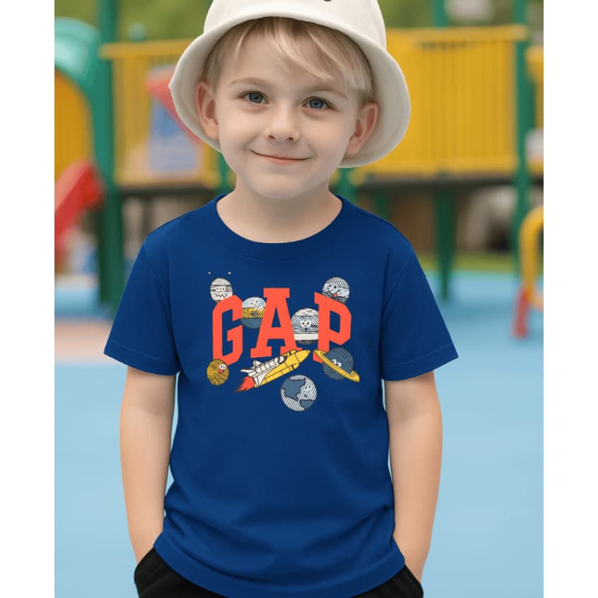 Camiseta Estilo Americana -  Astronauta - Blusa Infantil Juvenil Unissex - Camisa em Algodão Estilosa em Alta Qualidade