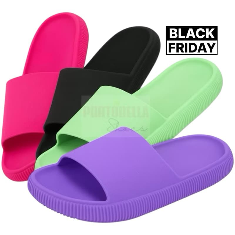 Chinelo Feminino Slide Nuvem Anatômico – Super Macio e Leve | Tendência 2025