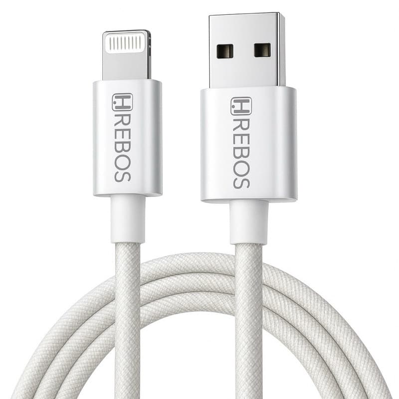 Cabo Turbo 3.0 USB para Lightning 3m –Carga Rápida Original Hrebos