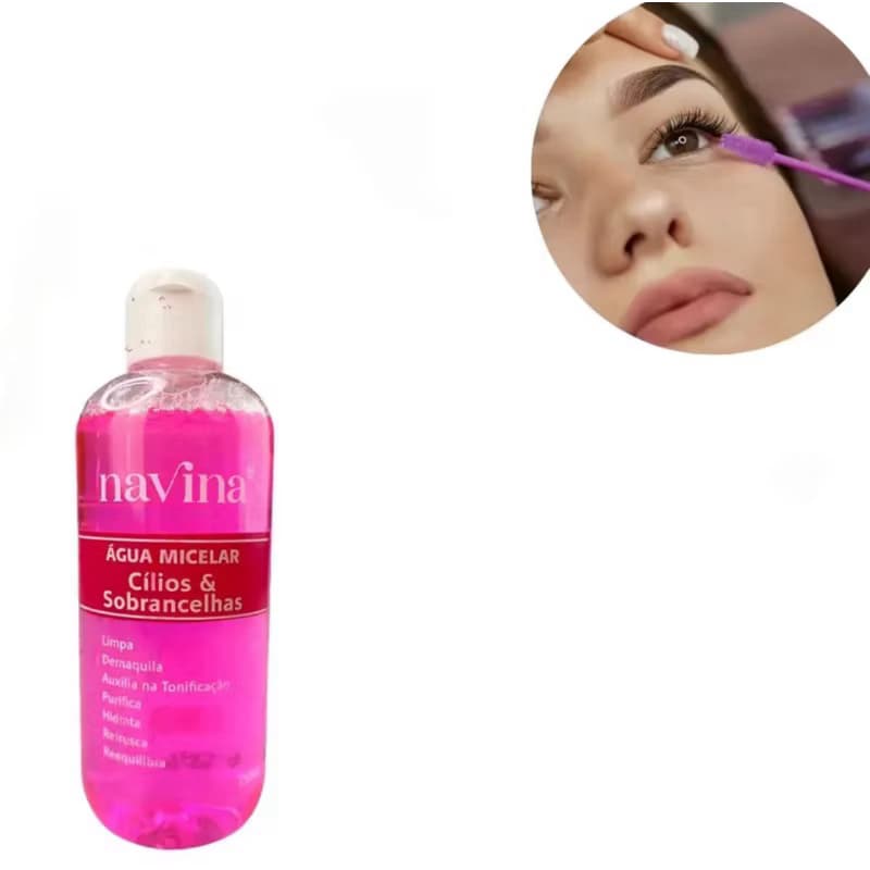 Água Micelar Navina 250ml Solução De Limpeza 7 Em 1