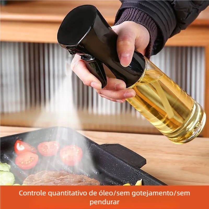 Spray Multifuncional para Azeite e Vinagre – Borrifador de plástico‌, Óleo/Água