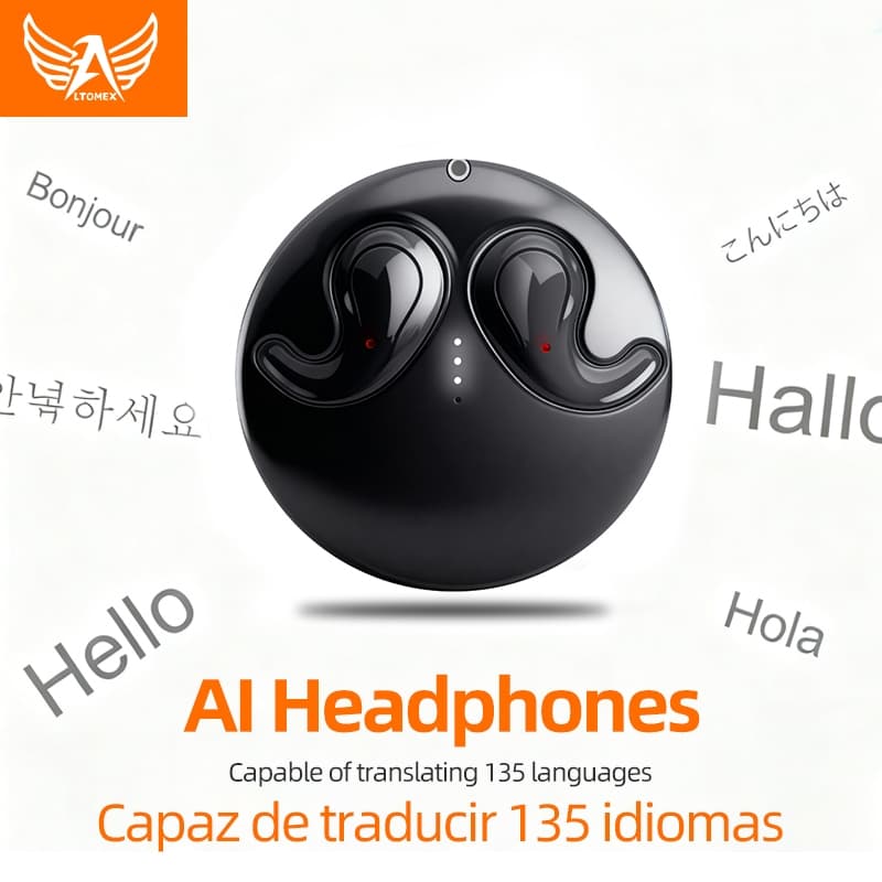 Altomex Fone Bluetooth para Dormir, Leve e Confortável,Anti-Ruído, Ideal para Dormir de Lado Sem Dor