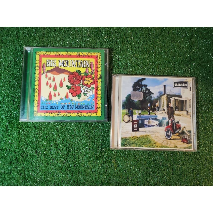 Lote cd´s Big Mountain (the best of big mountain) e Oasis (Be here now)