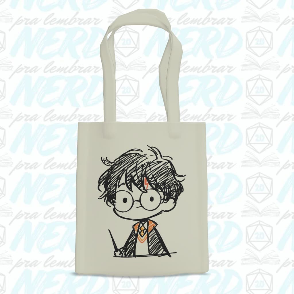 Eco Bag Algodão Cru – Harry Potter | Nerd Pra Lembrar