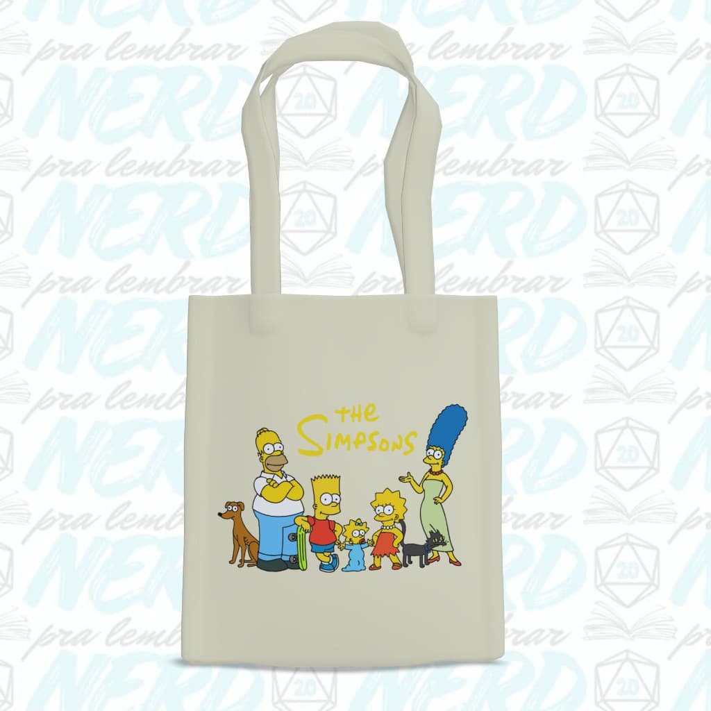 Eco Bag Algodão Cru – The Simpsons | Nerd Pra Lembrar