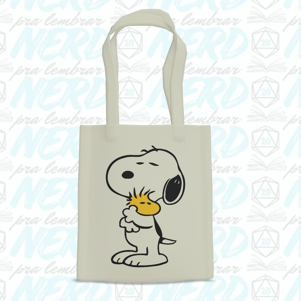 Eco Bag Algodão Cru – Snoopy | Nerd Pra Lembrar
