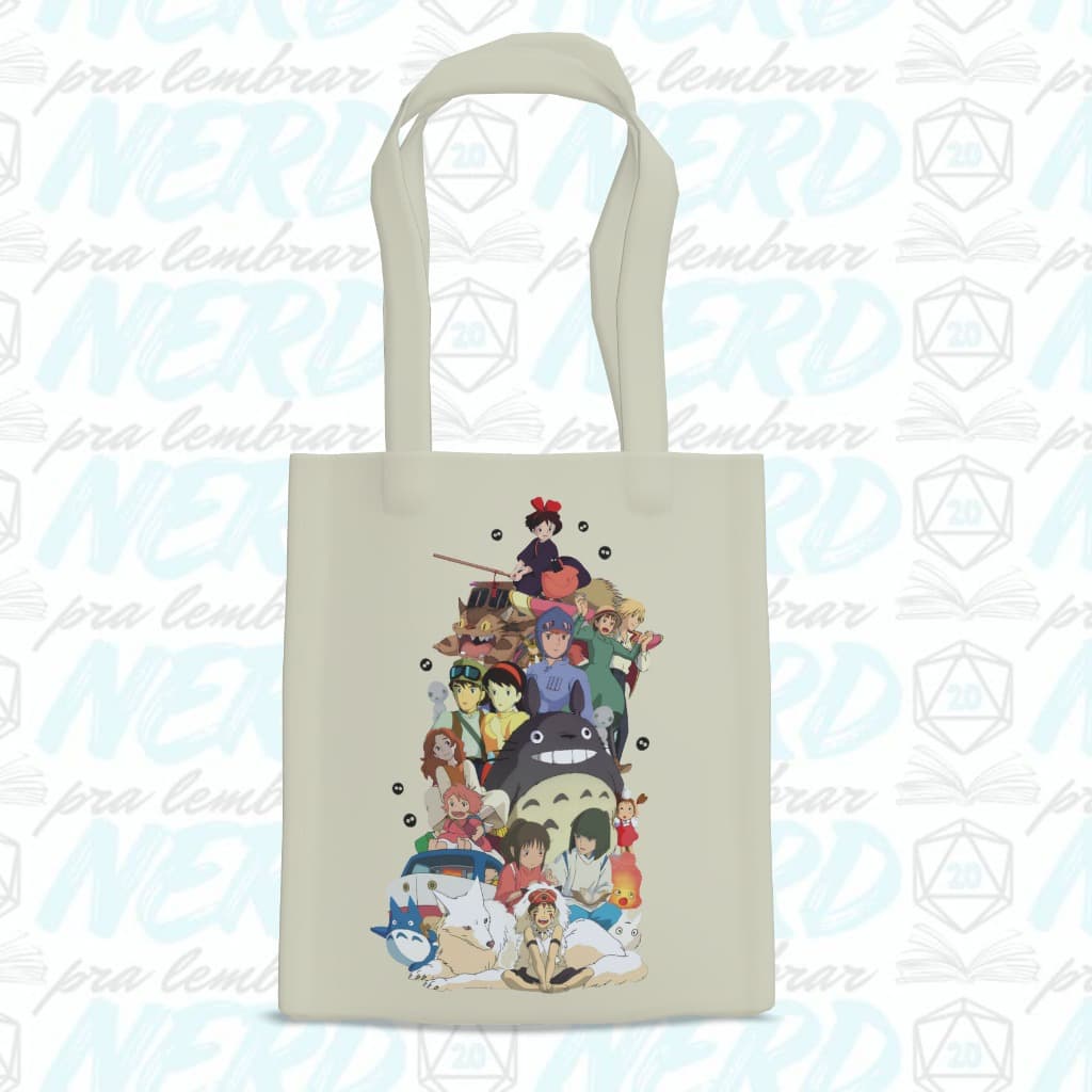 Eco Bag Algodão Cru – Studio Ghibli | Nerd Pra Lembrar