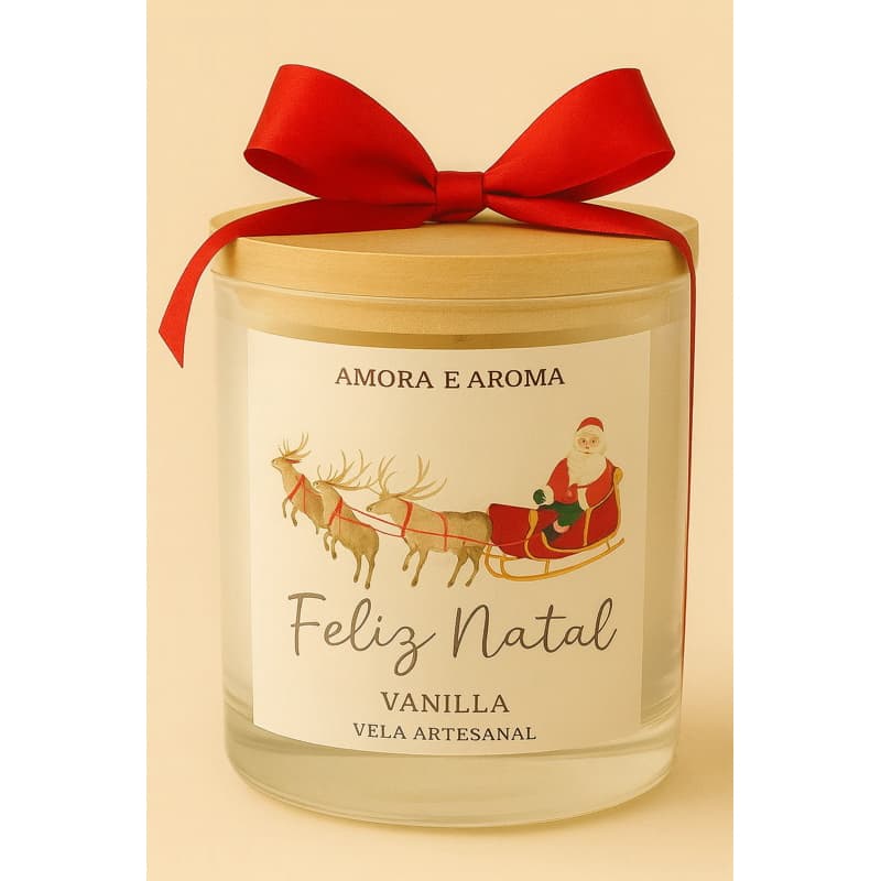 vela perfumada natalina 100g