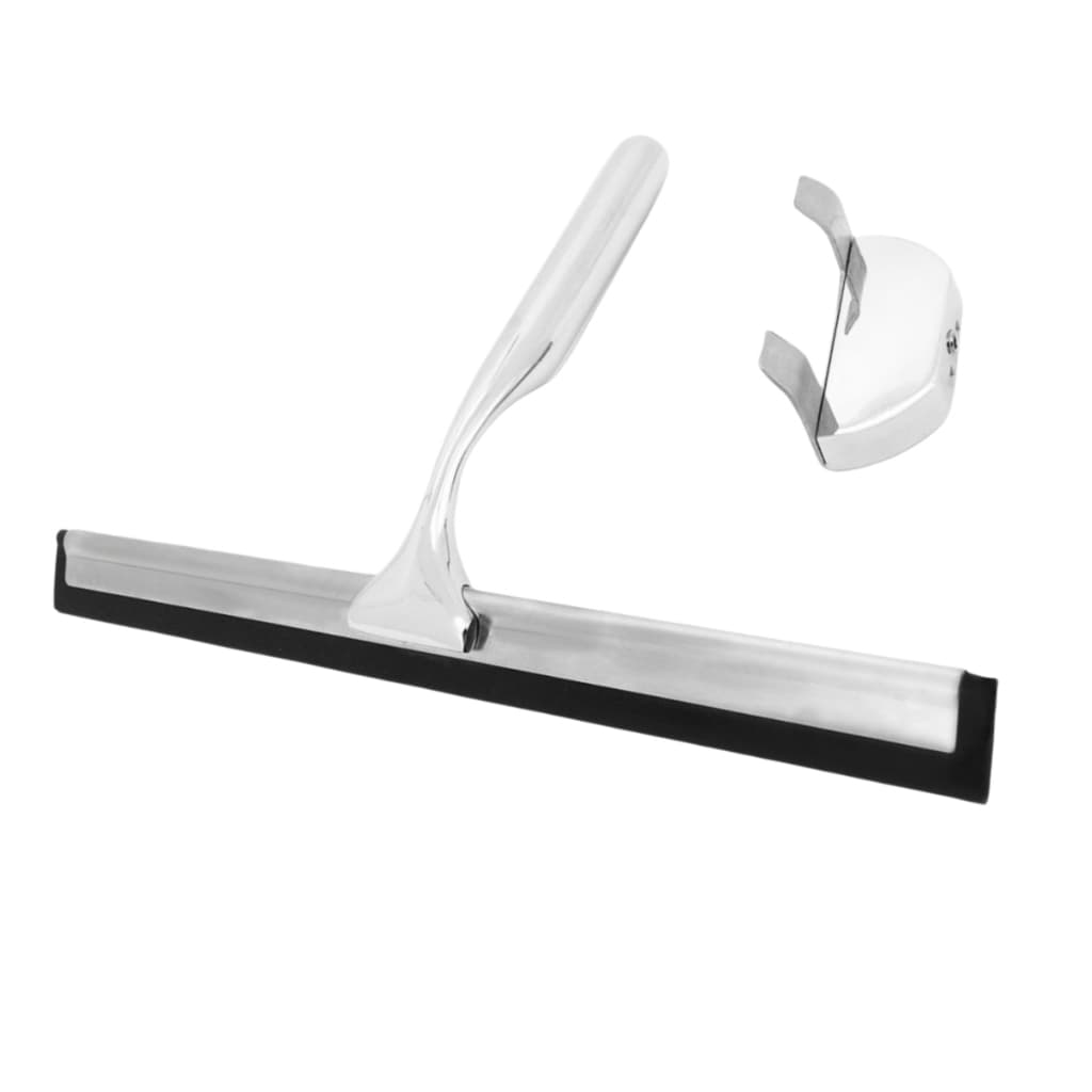Rodo Para Pia Inox 26cm Com Suporte Limpa Vidro Box Janela Espelho Cozinha Mimo Style