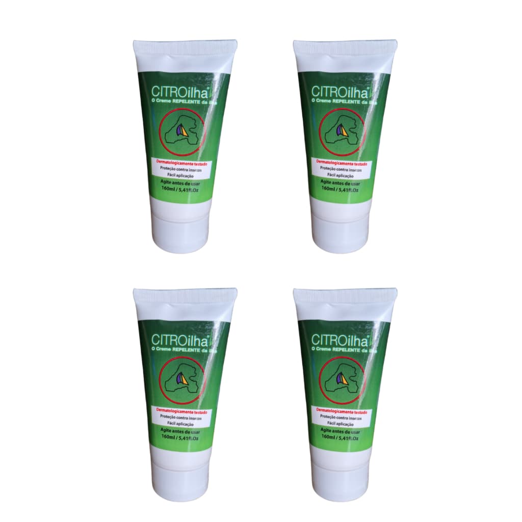 Kit 4 Repelente Insetos Citroilha Extra Forte 160ml cada