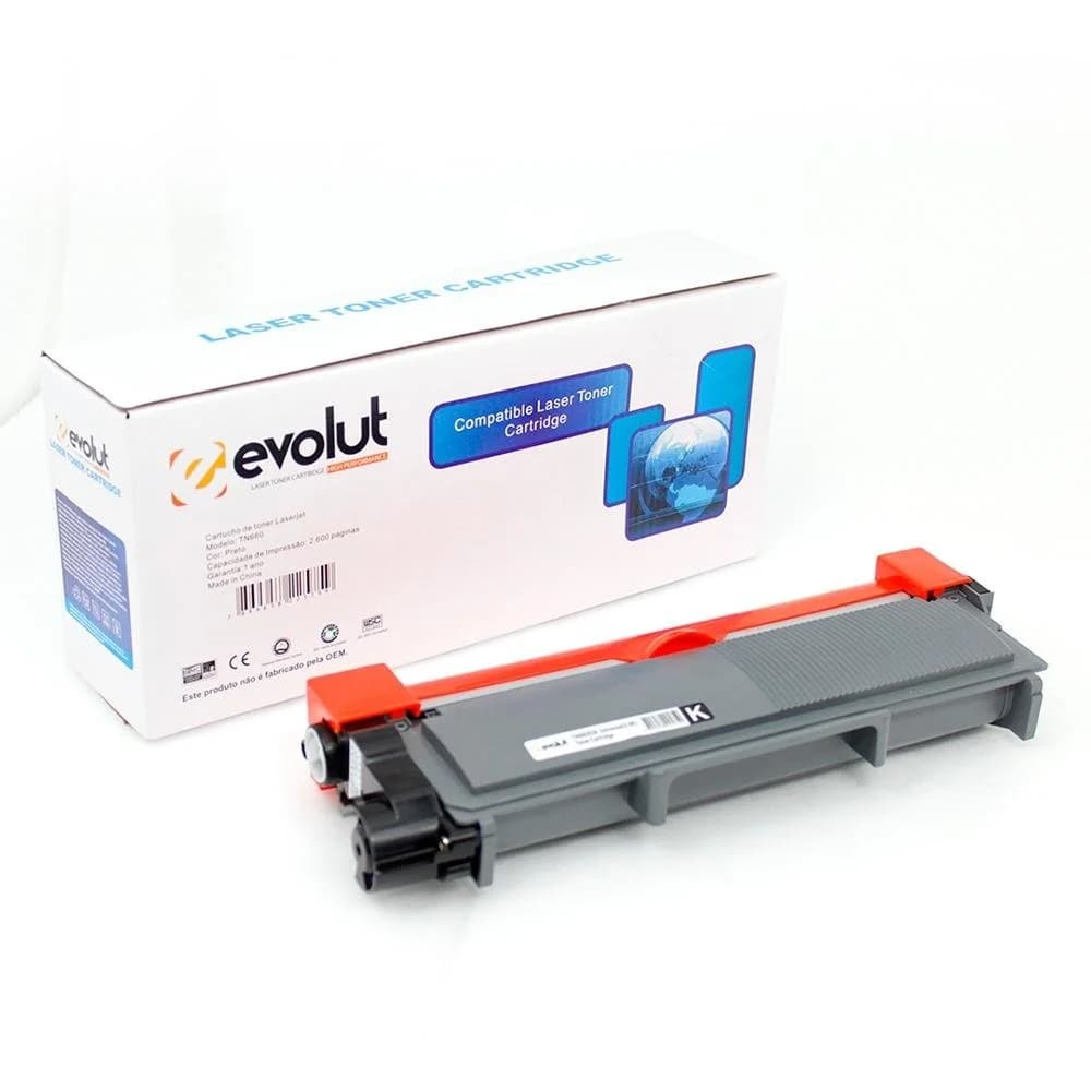Toner Compatível Brother TN660 – Alta Performance – Preto
