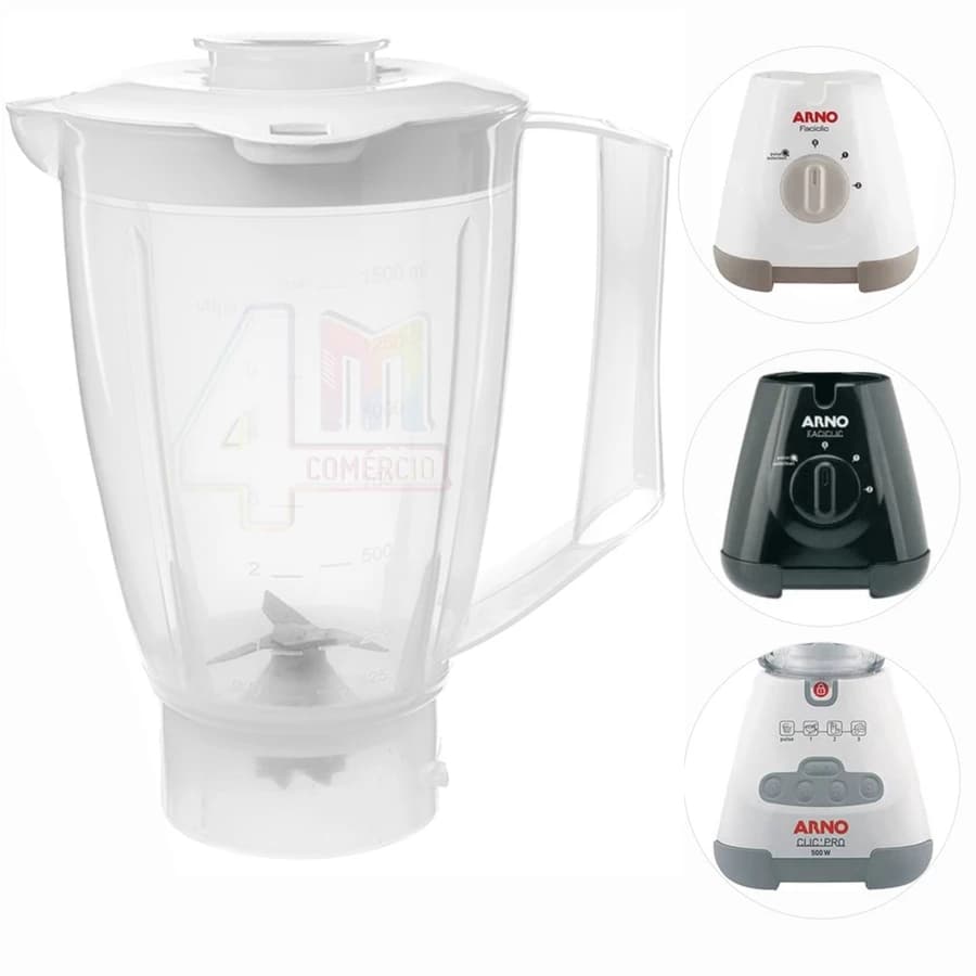 Copo Liquidificador Arno Faciclic, Clic' Pro,Juicer e LN30 / LN31 / LN32 / LN35 / LN45 / LN48 / LN4J