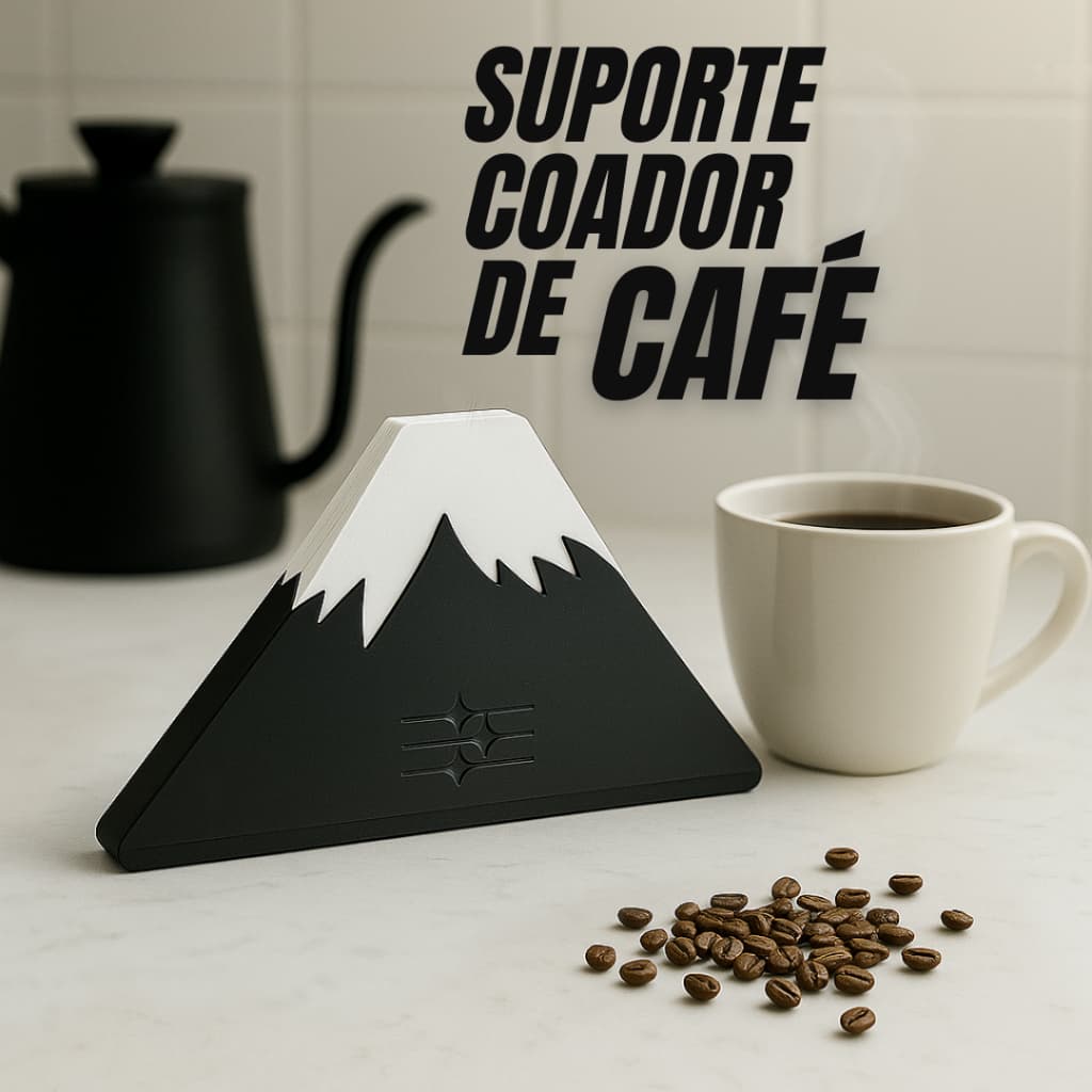 Suporte para Filtro de Café ou Guardanapo | Decorativo Montanha | Filtros Coador de Papel 102