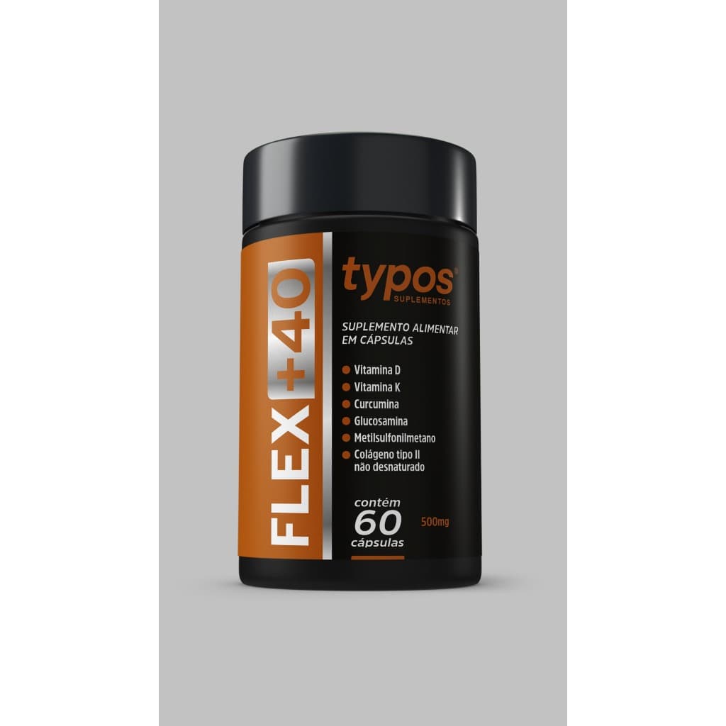 Flex+40 - Colágeno tipo II, Cúrcuma