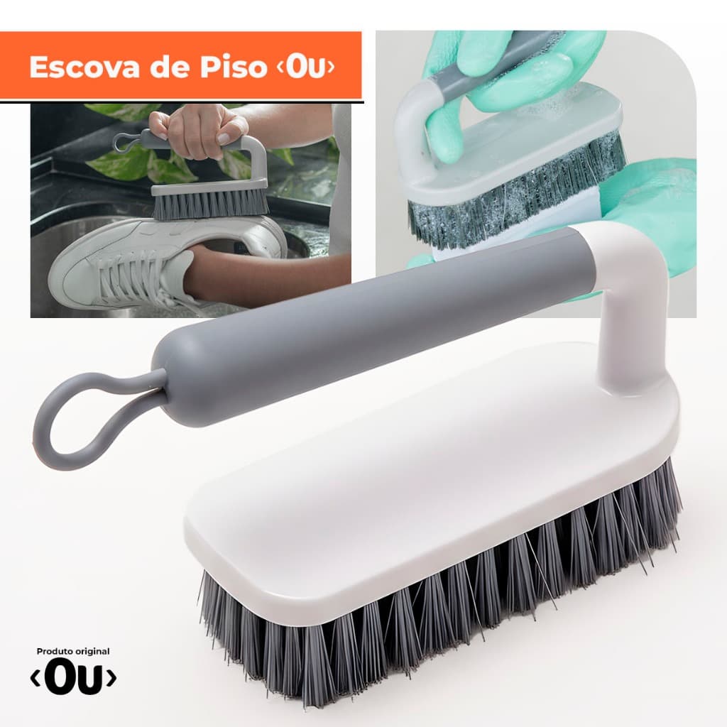 Escova de Limpeza de Nylon Flow Bege - Ou