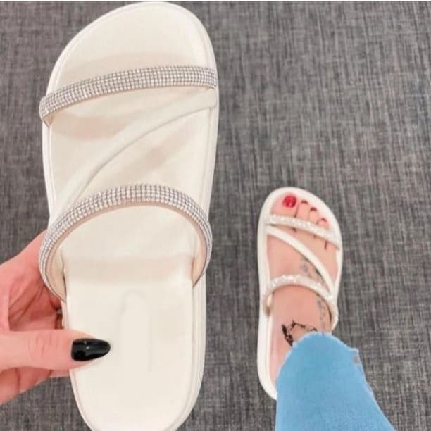 Sandália Papete Birken Brilho Blogueira Moleca Infantil e Adulto 5469121 PROMOÇÃO