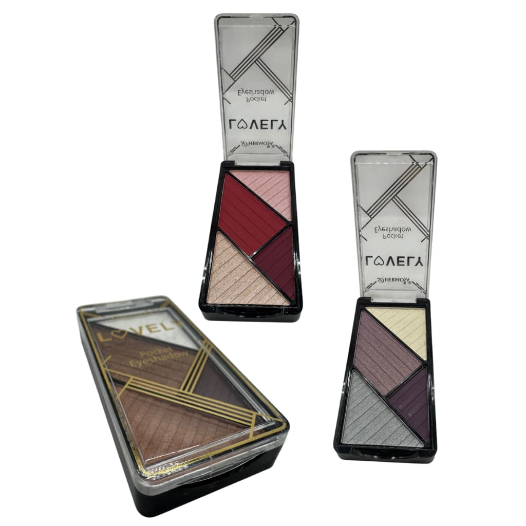 Paleta de Sombra SPDH para os Olhos D'hermosa Colorida 12 Cores Lovely Estojo