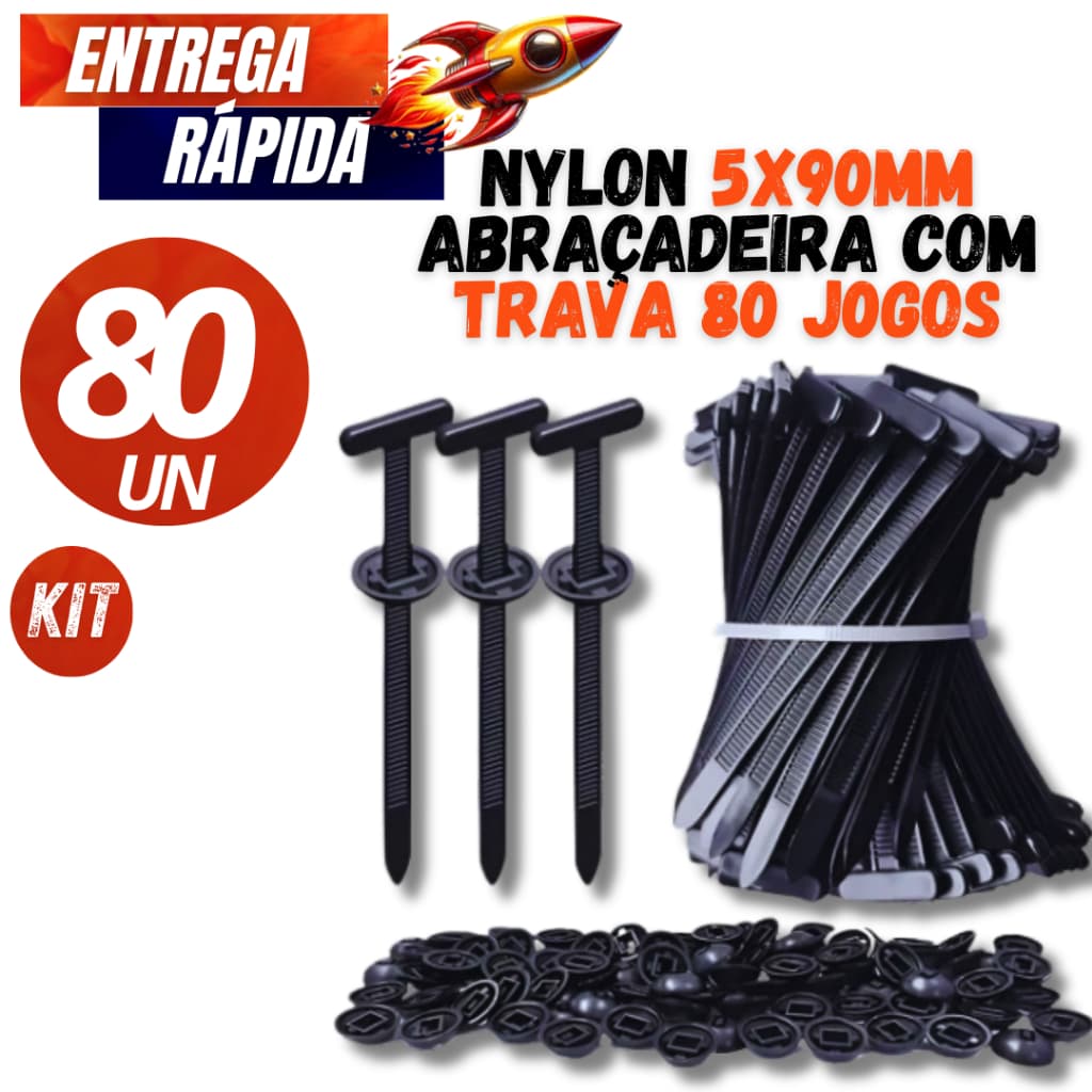 80/60/40/20  Jogos Nylon Abraçadeiras Com Travamento Automático 5X90 Fivela Universal De Nylon Resistente