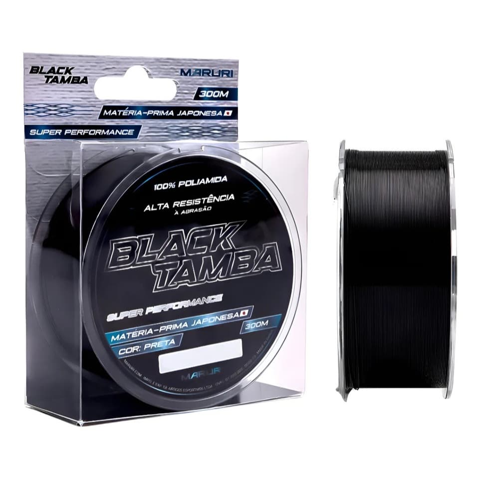Linha Pesca Monofilamento Maruri Black Tamba 300m