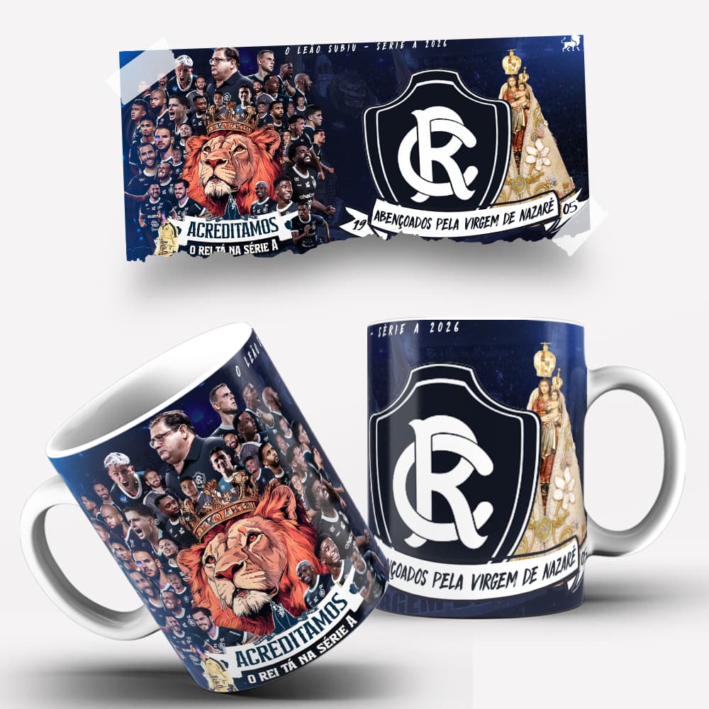 Caneca do Remo Acesso Série A 2026 Caneca Remo Personalizada