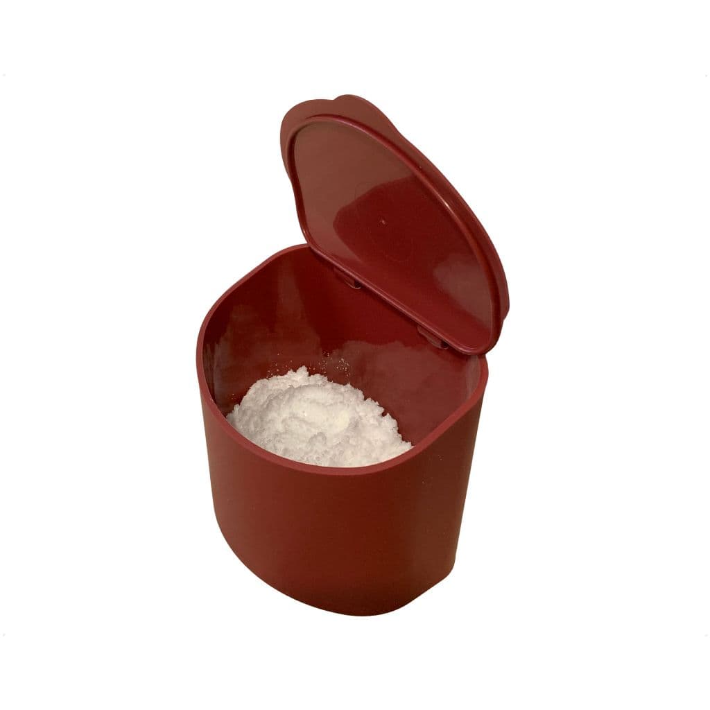 Saleiro Cozy Da Coza De Plástico 500g Organização Na Cozinha Vermelho