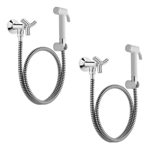 Kit 2 Ducha Higiênica Docol Primor Branca/Cromada