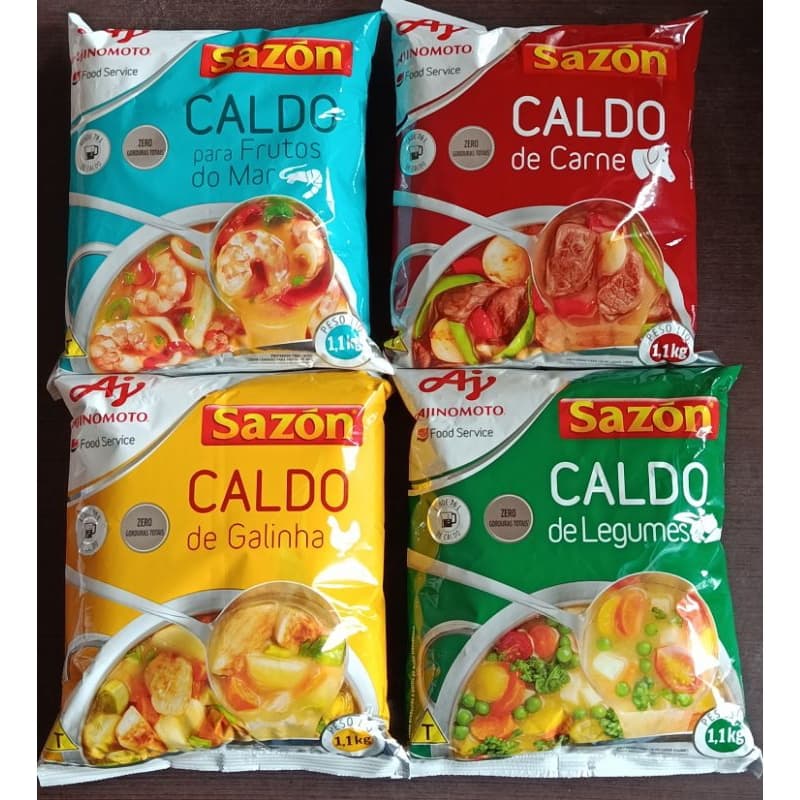 Caldo de carne/frango Sazón PCT 1,1kg