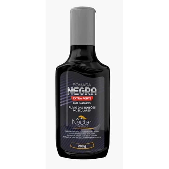 Kit 06 unidades Pomada Negra Extra Forte 200g - ORIGINAL