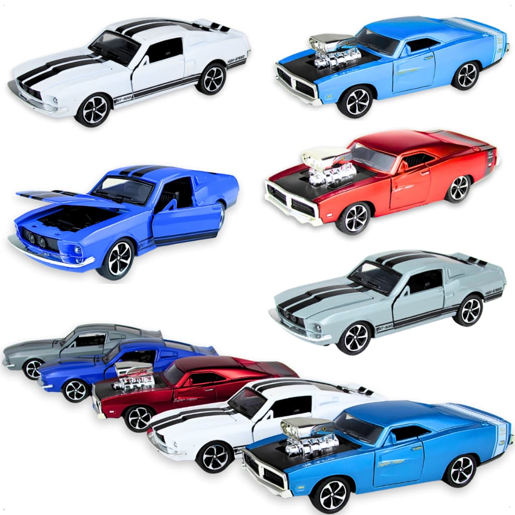 Carrinho Brinquedo Miniatura De Ferro Dodge Mustang Menino Carrinho Fricção Infantil Presente Natal
