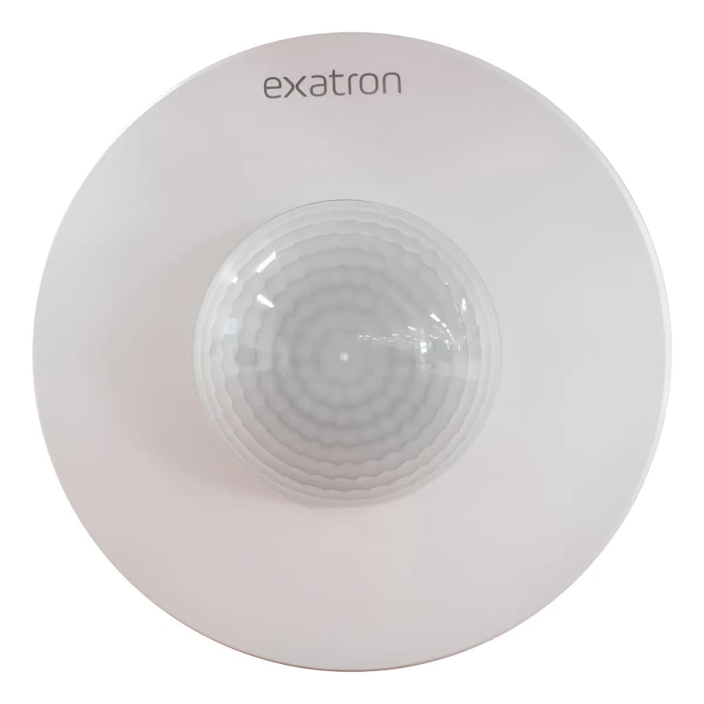 Sensor Presença Movimento Teto 360° Ufo Exatron Lest4008 110V 127V 220V Bivolt Branco