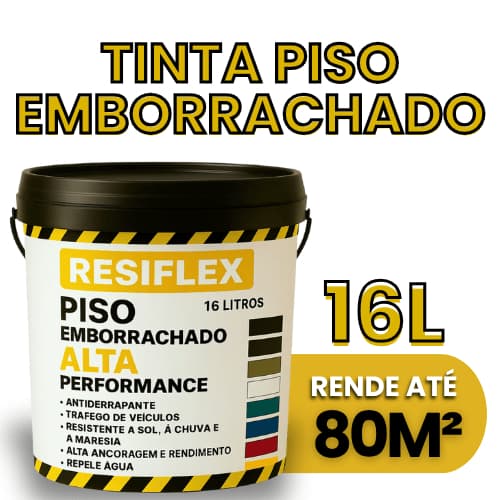 Tinta Piso 16L Piso Concreto Alta Aderência Contra Desgaste E Tráfego Calçada Garagem Sol Chuva
