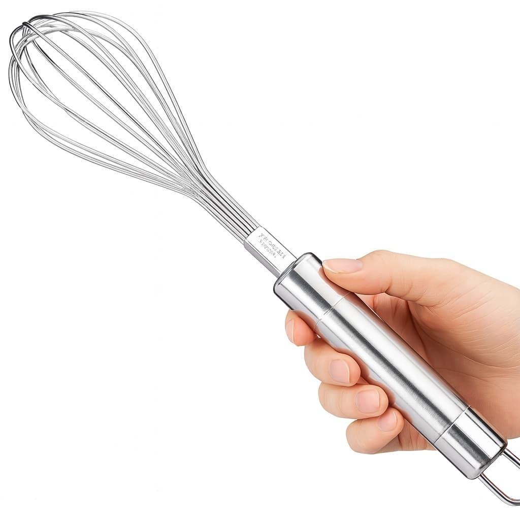 Batedor De Ovos Batedeira Fuet Manual Profissional Aço Inox Premiere Houseware Euro Home