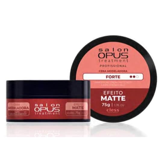 Cera Capilar Forte Salon Opus Efeito Matte 75g - Cless