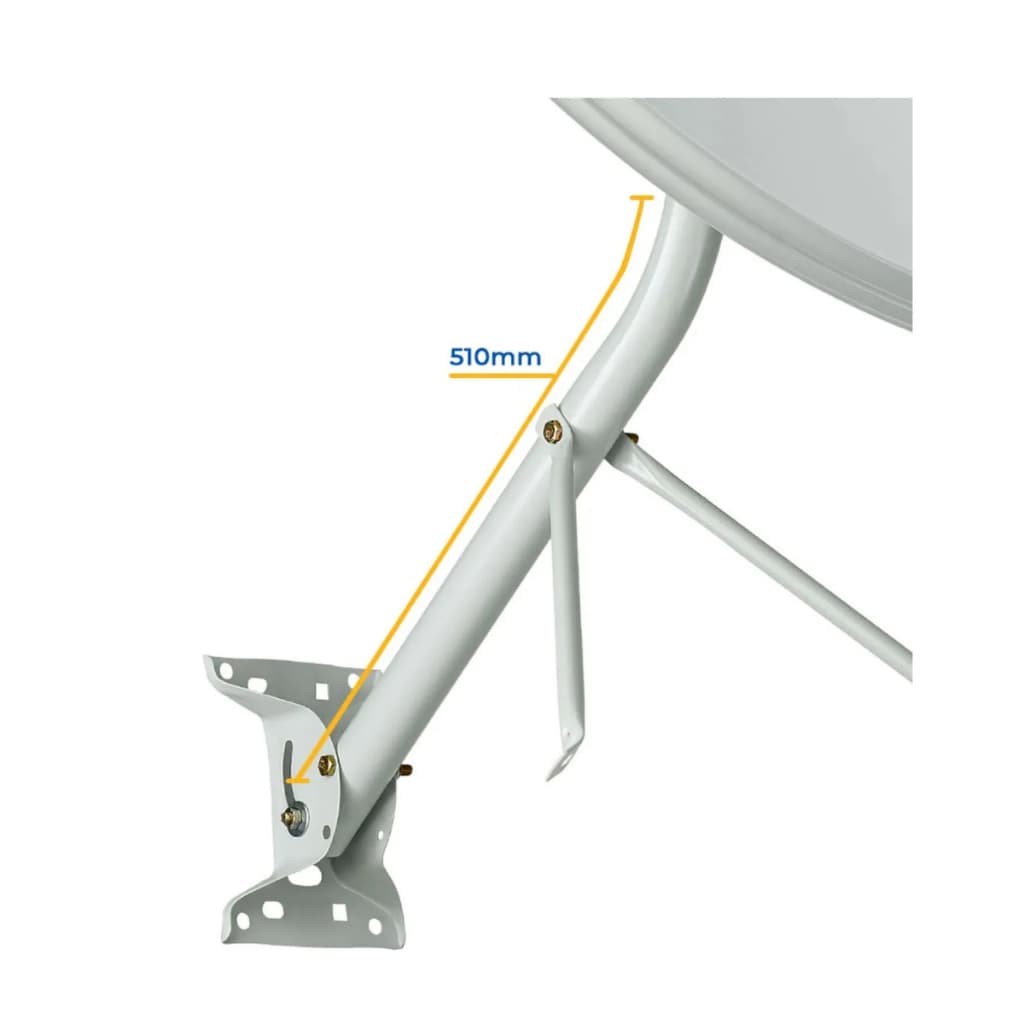 Antena Parabólica Offset 75cm Para Banda Ku