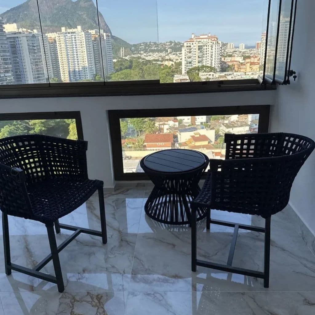 Poltronas Paris Kit Duas Corda Náutica Premium Área Gourmet Cozinha  Interna e Externa Piscina
